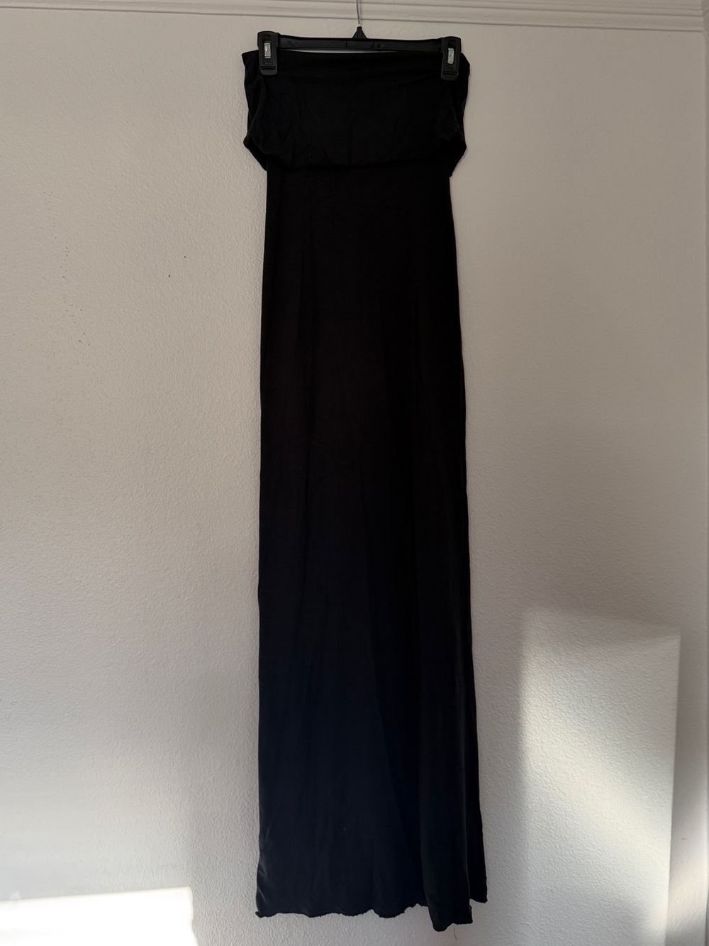 NEW SKIMS CLOUD FOLDOVER LONG SKIRT IN ONYX XS - Picture 8 of 8